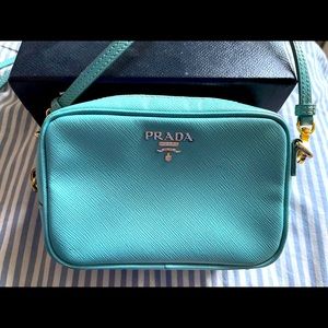 Prada Saffiano mini camera bag